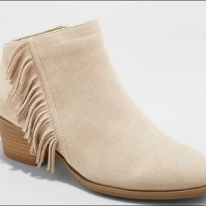 Buckskin leather Boots